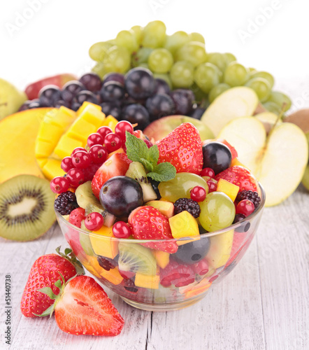 Photo: fresh fruits salad fresh fruits salad
