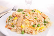 fried rice and vegetables