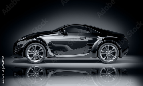 Photo: Brandless sports car Brandless sports car