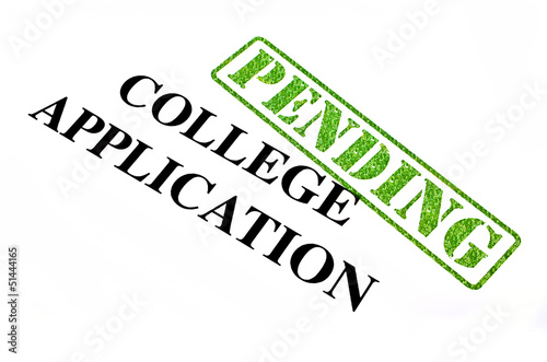 Photo: College Application PENDING College Application PENDING
