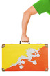 The Bhutanese flag