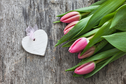 Photo: Tulpen und Herz Tulpen und Herz