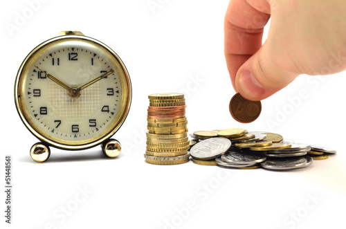 Photo: time is money concept time is money concept
