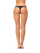 Photo: female butt in black bikini panties female butt in black bikini panties