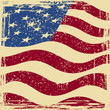 Vector: American grunge flag. Grunge effect can be cleaned easily. American grunge flag. Grunge effect can be cleaned easily.