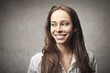 beautiful woman smiling