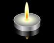 burning candle