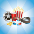 cinema photo-realistic vector background