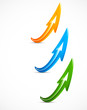 Vector: Set of color arrows Set of color arrows