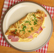Photo: Omelette with Ham & Cheese Omelette with Ham & Cheese