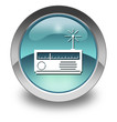 Light Blue Glossy Pictogram "Radio Receiver"