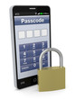 Illustration: concept of digital security concept of digital security
