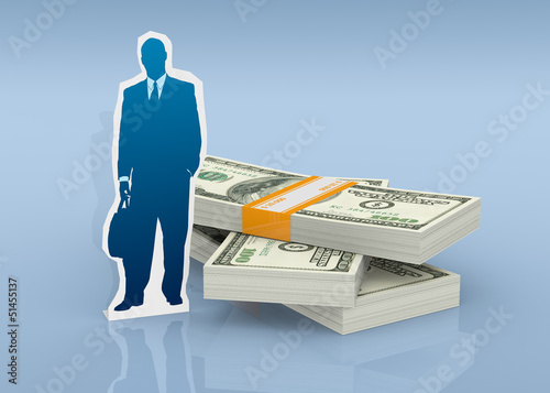 Illustration: concept of business success concept of business success