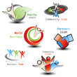 Vektor: human icons - community, business human icons - community, business