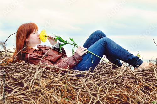 Photo: romantic redhead girl romantic redhead girl