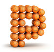 Letter P   basketball