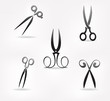scissors. stylization.