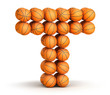 Letter  T  basketball