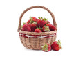 Basket with strawberry