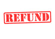 REFUND Rubber Stamp