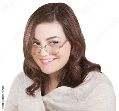 Photo: Smiling Funny Lady Smiling Funny Lady