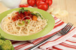 Tasty Spaghetti With Sauce And...