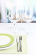 Table Setting With Glasses For...