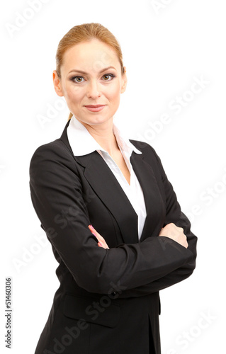 Photo: Portrait of teacher woman, isolated on white Portrait of teacher woman, isolated on white