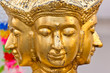 golden face