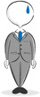 businessman sweat