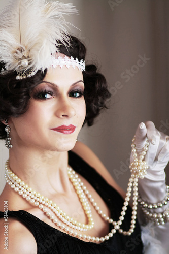 Photo: retro flapper style retro flapper style