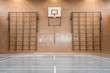 Interior of a gym at school