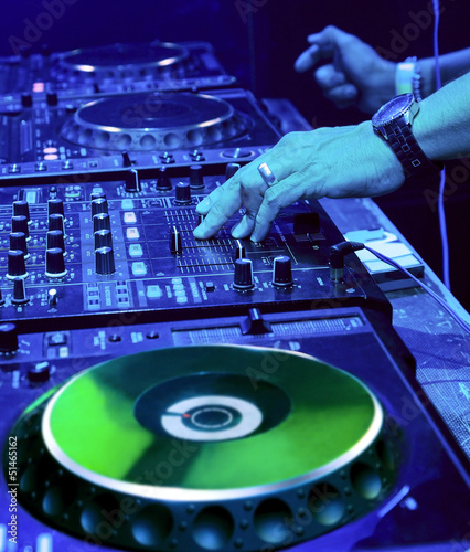 Photo: Dj playing the track Dj playing the track
