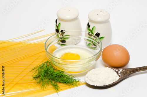 Photo: Macaronis with eggs Macaronis with eggs