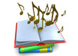 BOOK AND MUSIC - 3D