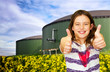 Foto: Beide Daumen hoch zum Biogas Beide Daumen hoch zum Biogas