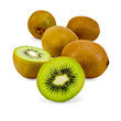 Kiwi whole and halved
