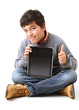 Foto: Junge mit IPad Junge mit IPad