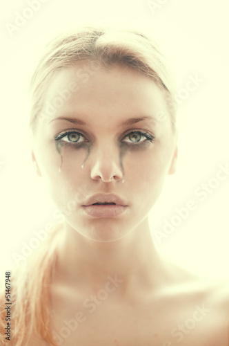 Photo: beautiful girl crying beautiful girl crying