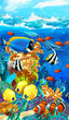 The coral reef - illustration for the children