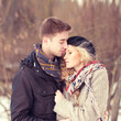 Photo: couple in love in the spring couple in love in the spring