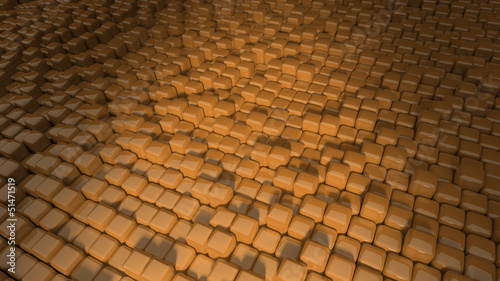 Illustration: Abstract cubes background Abstract cubes background