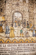 Ceramics in Barri Gotic in Barcelona