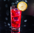 Campari cocktail in Disco setting
