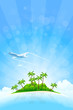 Tropical Island Background