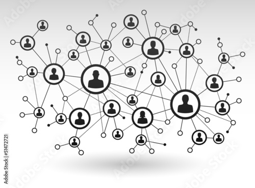 Vector: Network connection Network connection
