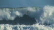 Ocean very big wave slow motion