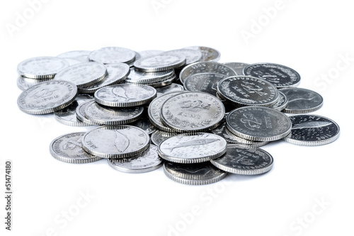 Photo: Pile of Croatian coins Pile of Croatian coins