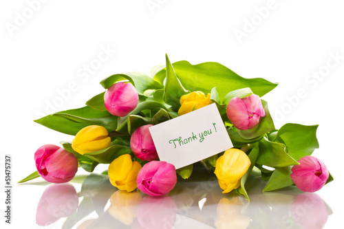 Photo: Beautiful bouquet of tulips Beautiful bouquet of tulips