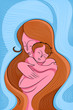 Mother Embracing Child